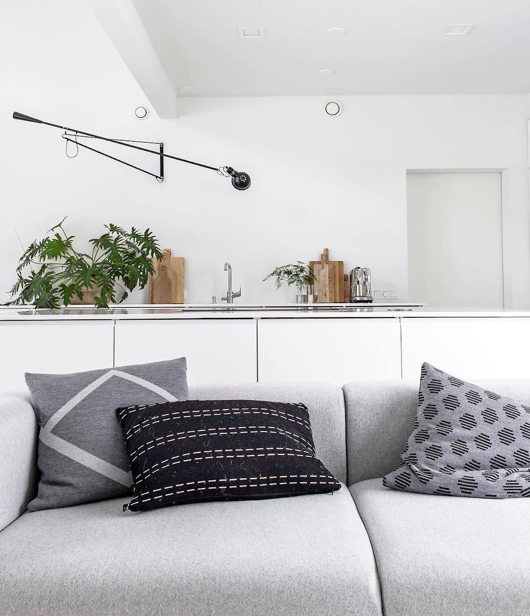 Simple White Wall Light