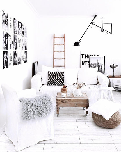 Simple White Wall Light