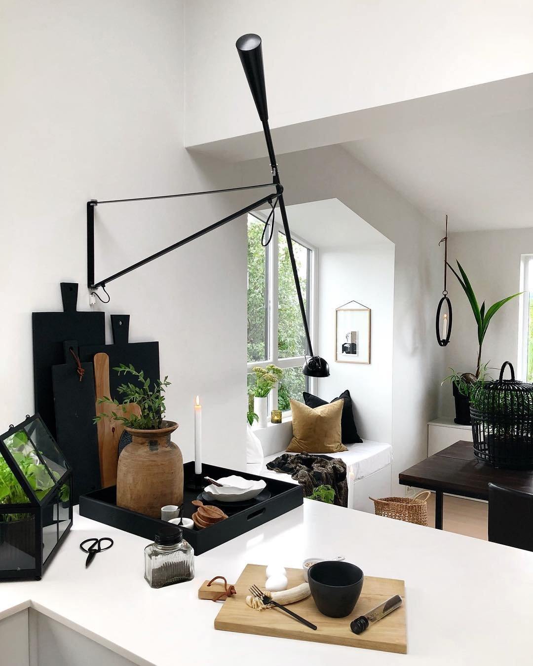 Simple White Wall Light