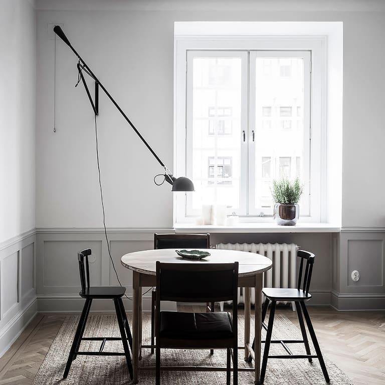 Contemporary White Wall Light