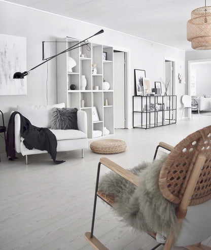 Simple White Wall Light