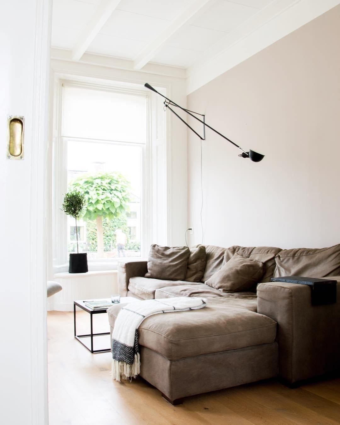 Simple White Wall Light