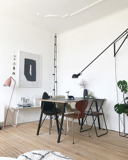 Contemporary White Wall Light