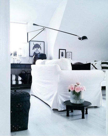 Simple White Wall Light