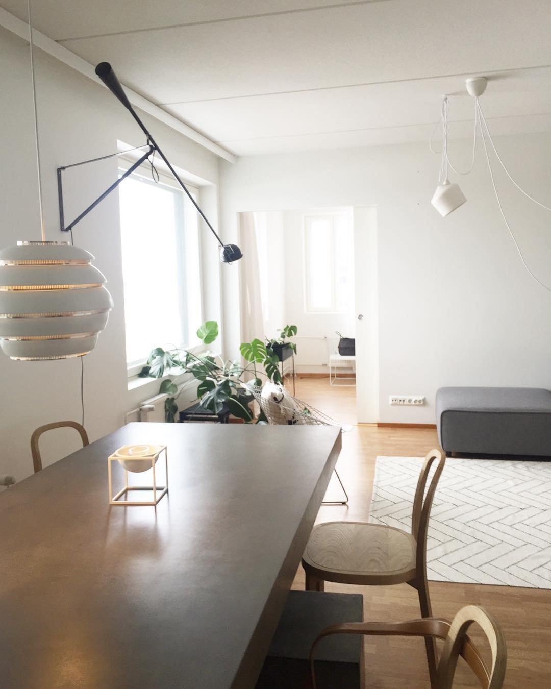Simple White Wall Light