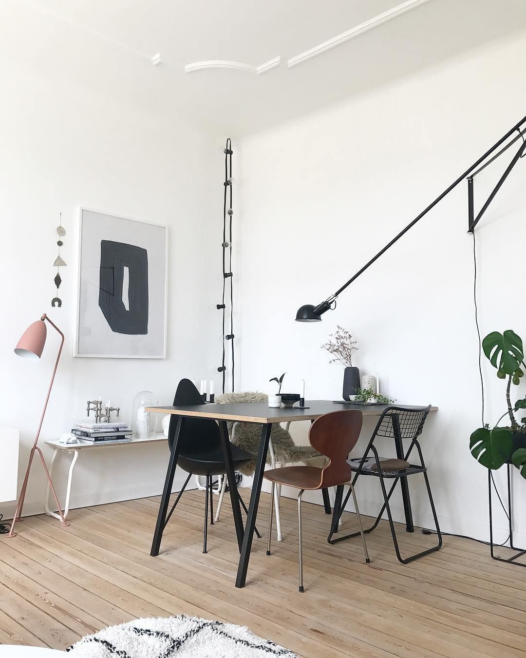 Simple White Wall Light