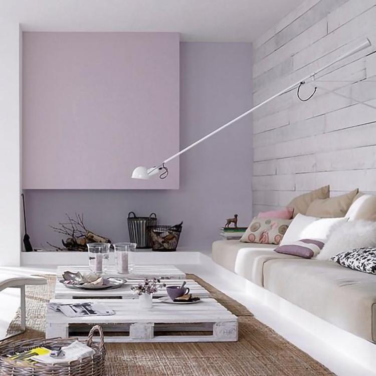 Contemporary White Wall Light
