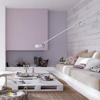 Contemporary White Wall Light
