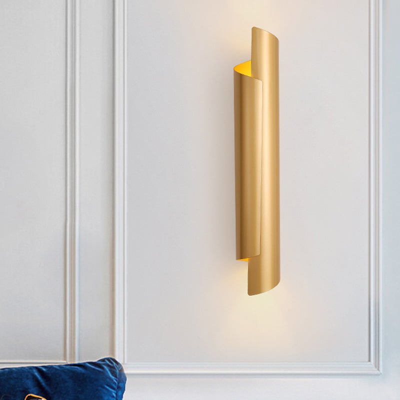 Elegant Gold Metal 2 Light Wall Sconce Lamp