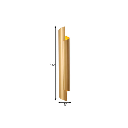 Elegant Gold Metal 2 Light Wall Sconce Lamp