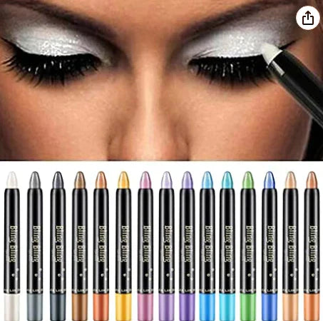 Vibrant 15 Shade Eyeshadow Makeup Stick