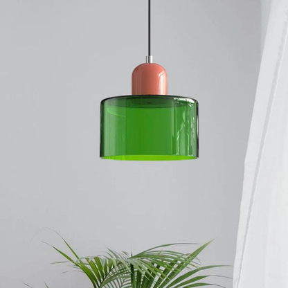 Stylish Round Glass Pendant Light