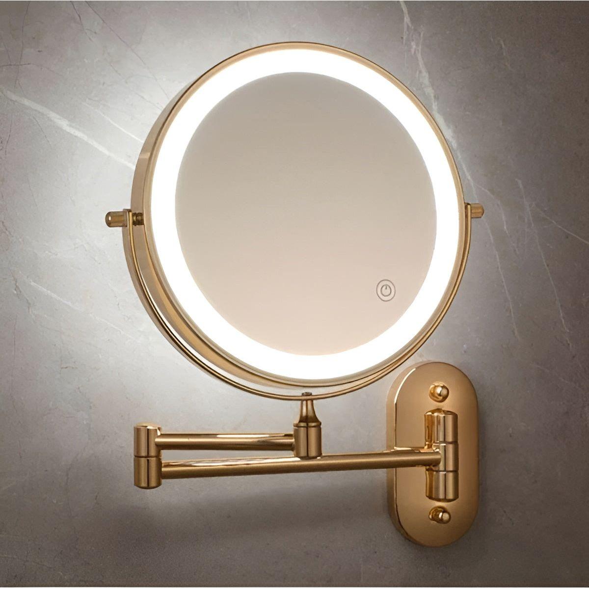 Portable LED Travel Makeup Mirror - Cofik