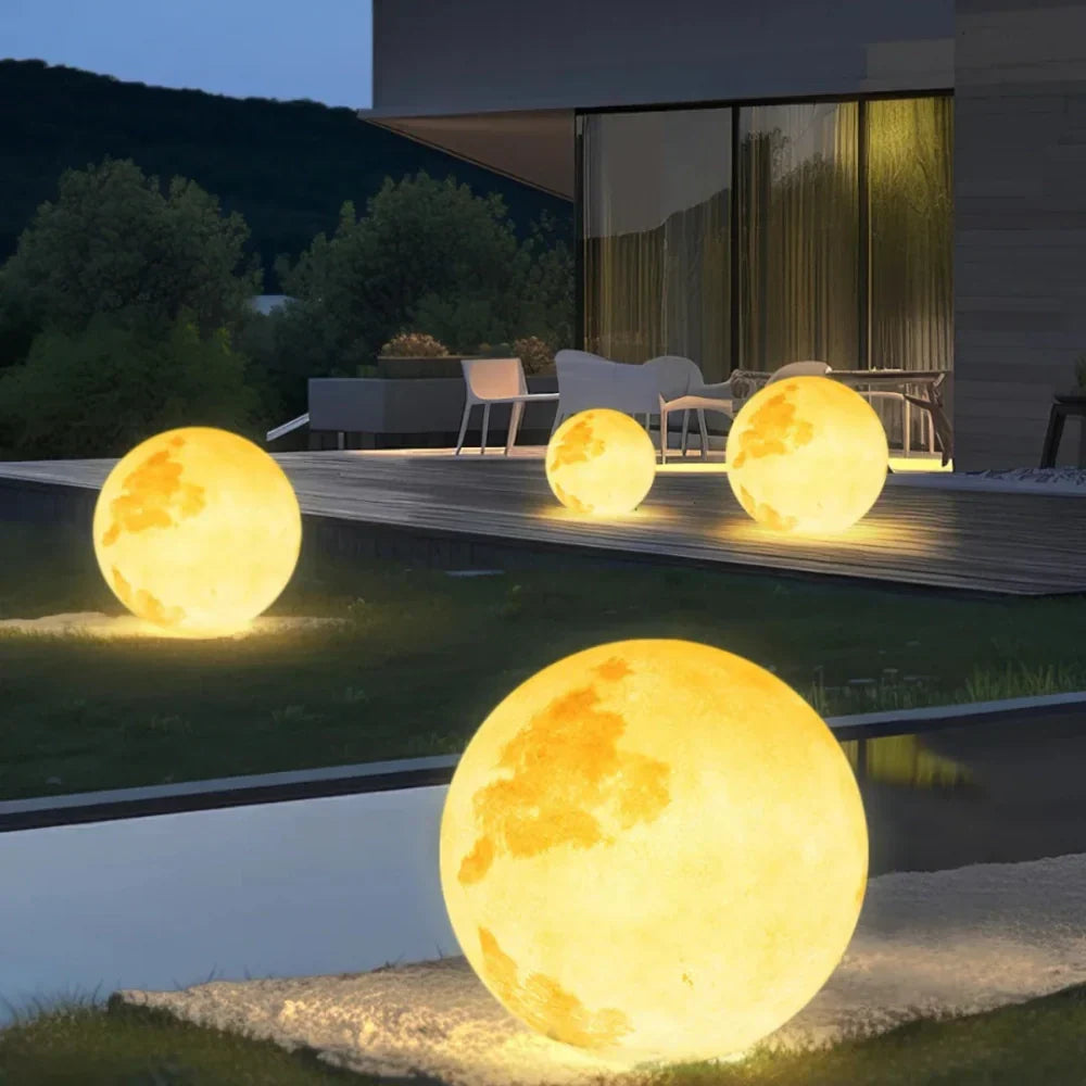 Solar Powered Outdoor Moon Lamp - Cofik
