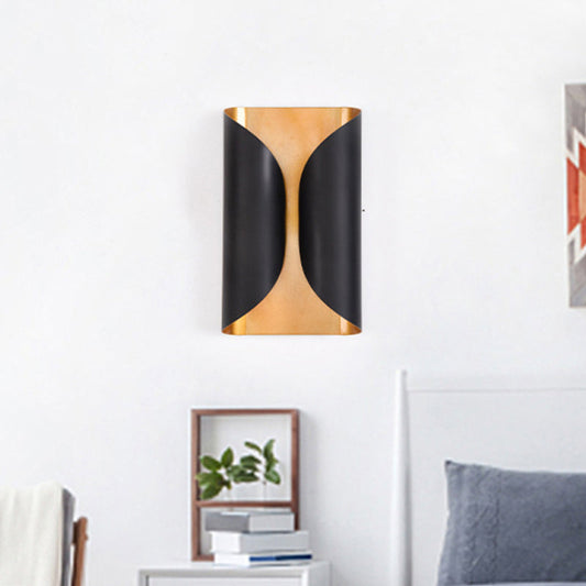 Classic 2 Light Black Metal Wall Lamp - Cofik