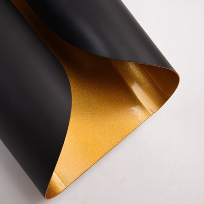 Classic 2 Light Black Metal Wall Lamp
