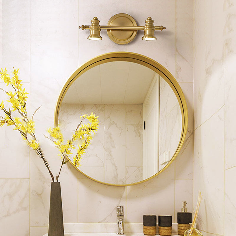 Classic Brass Bathroom Wall Light Fixtures