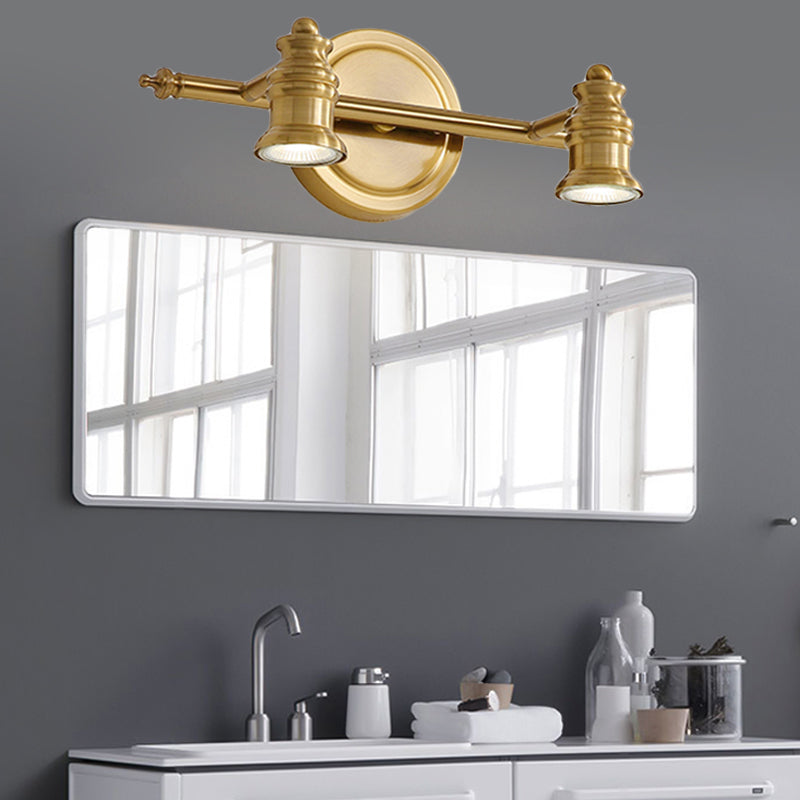 Classic Brass Bathroom Wall Light Fixtures