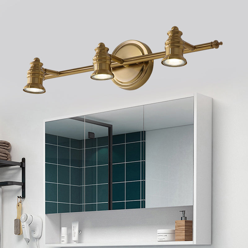 Classic Brass Bathroom Wall Light Fixtures