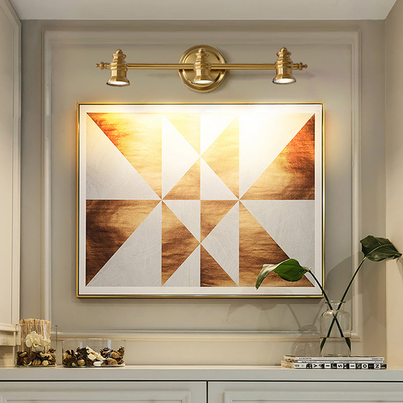 Classic Brass Bathroom Wall Light Fixtures