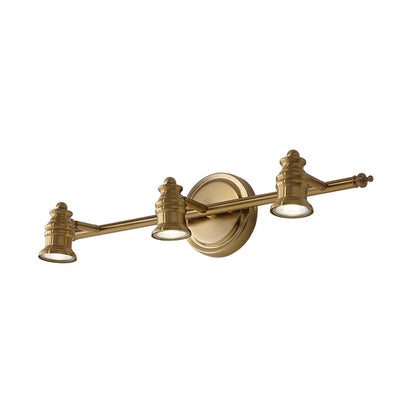 Classic Brass Bathroom Wall Light Fixtures