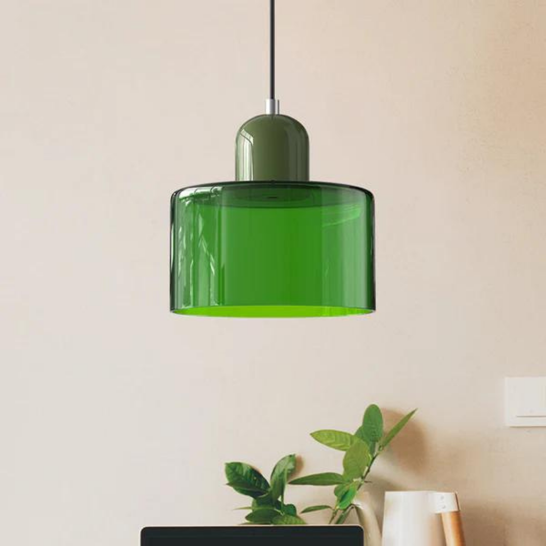 Stylish Round Glass Pendant Light