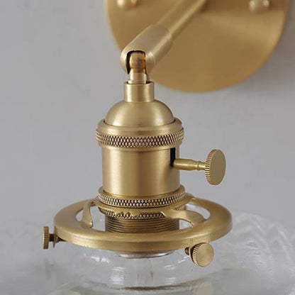 Simple Gold Sconce Lamp