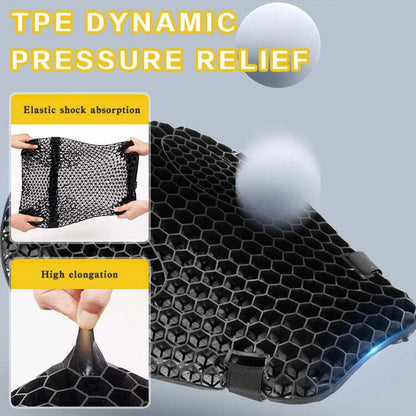 Comfortable 3D Motorcycle Gel Seat Cushion