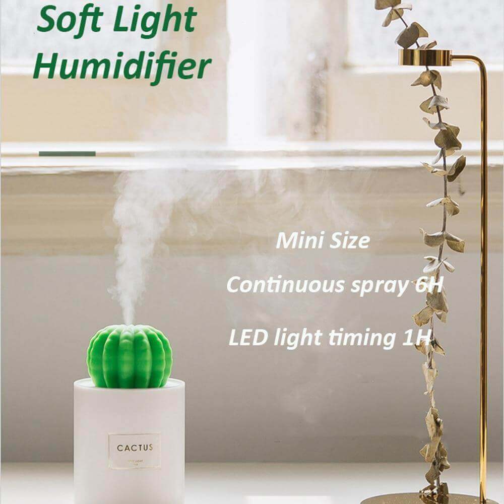 Compact USB Mini Aroma Diffuser with LED Light