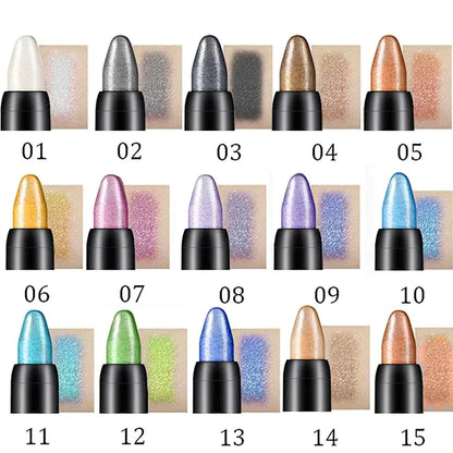 Vibrant 15 Shade Eyeshadow Makeup Stick