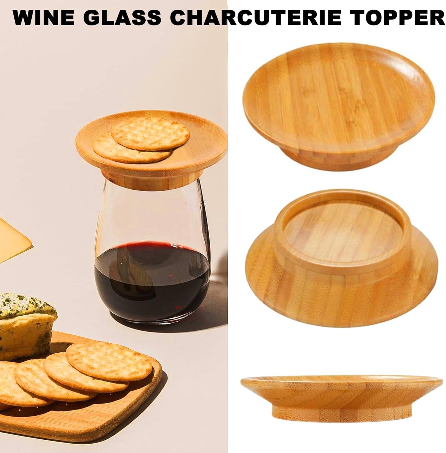 Stylish Wine Glass Food Server