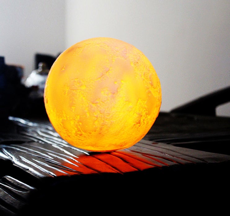 Compact Portable 3D Moon LED Desk Lamp