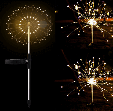 Outdoor Solar String Lights Copper Wire Fairy Lights