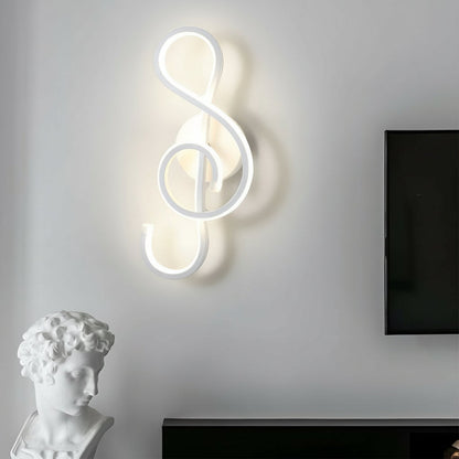 Contemporary Music Theme LED Wall Light