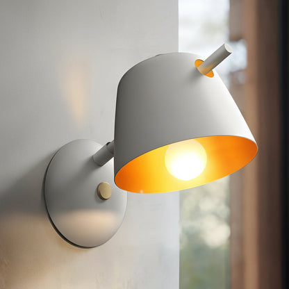Rustic Iron Wall Light – Modern Matte Sconce E27
