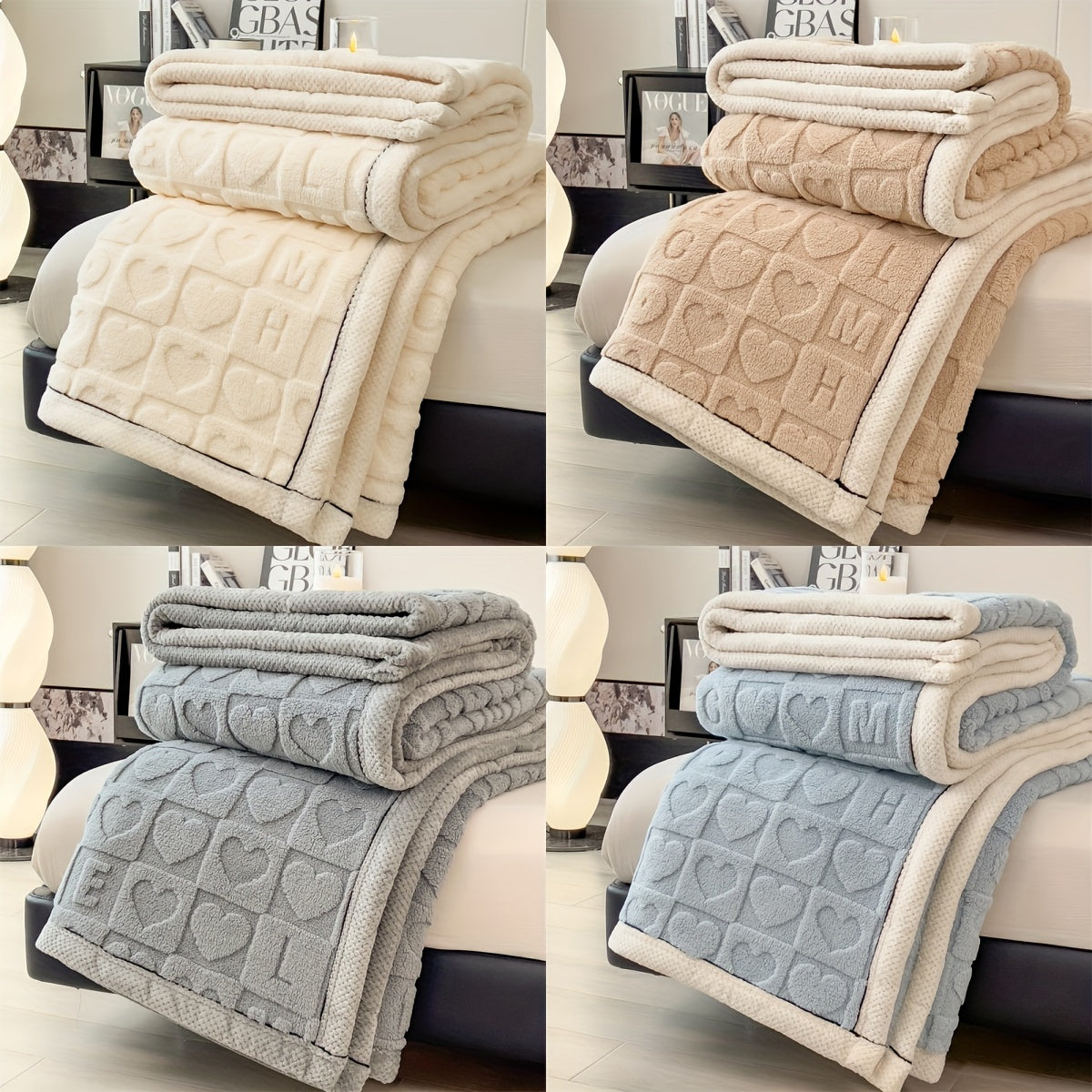 Soft Plush Fleece Throw Blanket for Cozy Nights