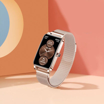 Slim Women's Fitness Tracker Watch with Alerts