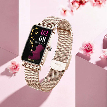 Slim Women's Fitness Tracker Watch with Alerts