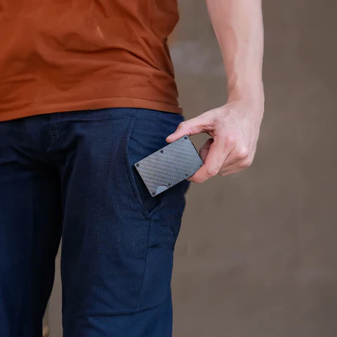 Secure Slim Men's Metal RFID Wallet