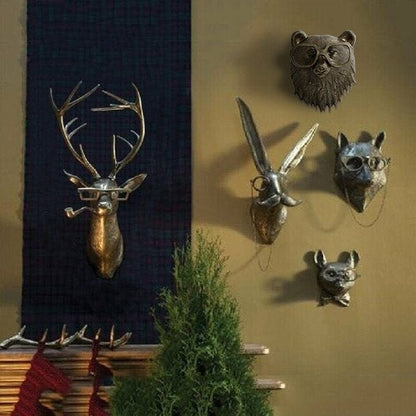 Fun Animal Head Wall Art for Home Decor