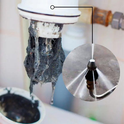 Heavy Duty Sewer Jetting Nozzle for Clogged Drain Cleaning