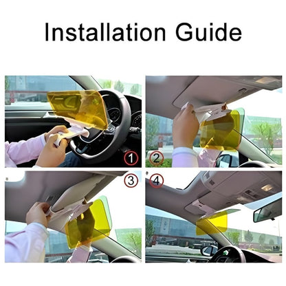 Anti-Glare Car Visor Extender Day Night Driving Shade