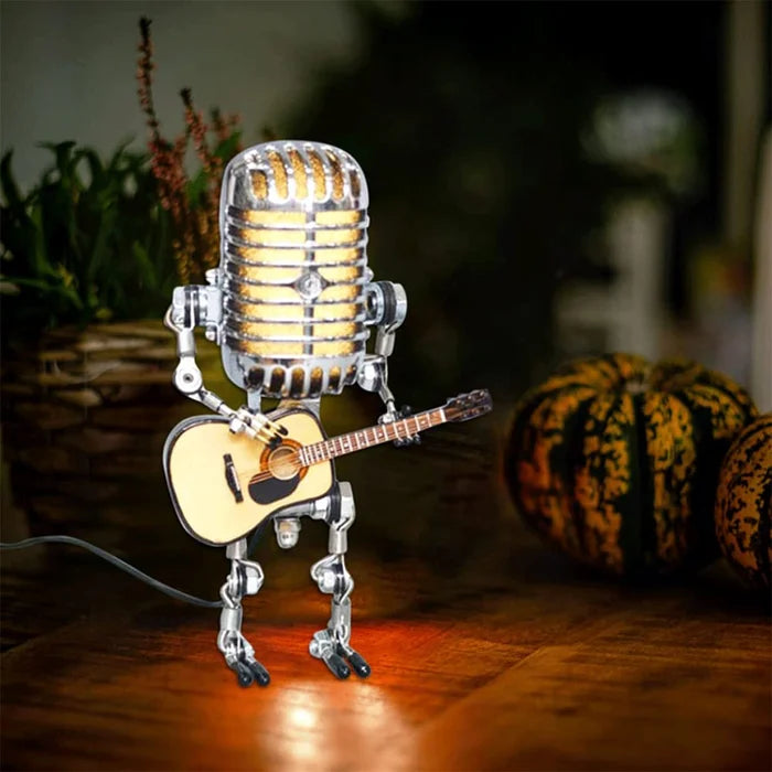 Vintage Mic Robot USB Speaker