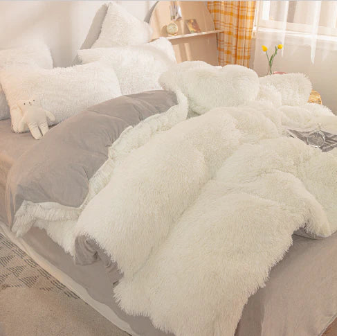 Soft Plush Winter Duvet Cover Set