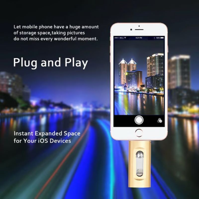 Versatile 3-in-1 USB Flash Drive for Phone and PC
