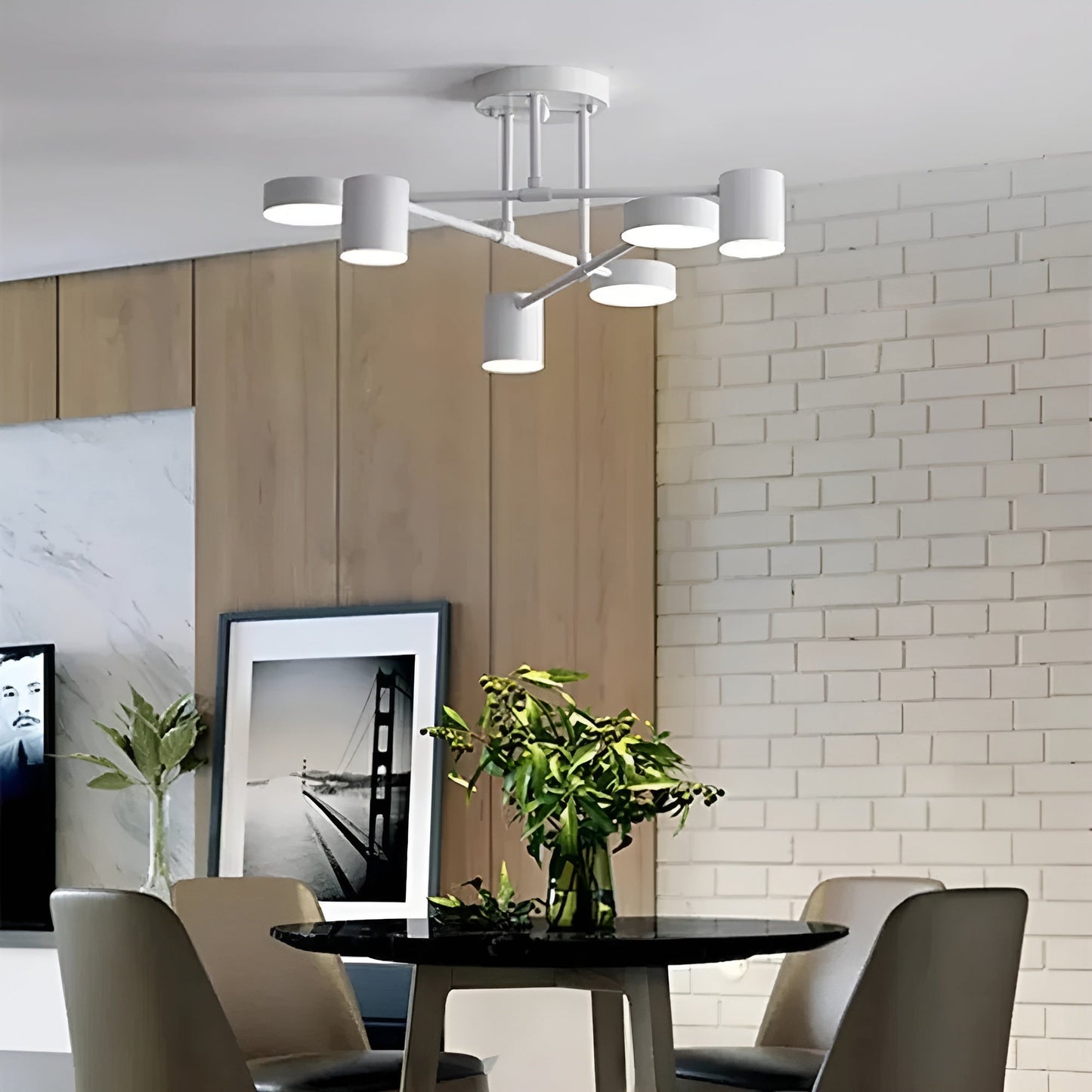 Stylish 6 Arm LED Ceiling Lamp