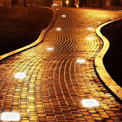 Bright Wireless Solar Powered Outdoor Step Lights