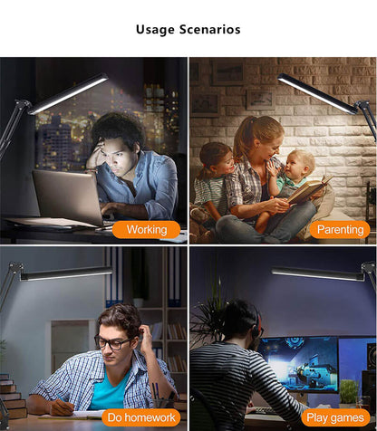 Portable Adjustable LED Desk Reading Lamp