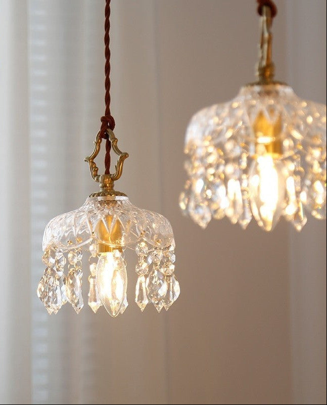 Luxury Crystal Drop Ceiling Light Fixture - Cofik