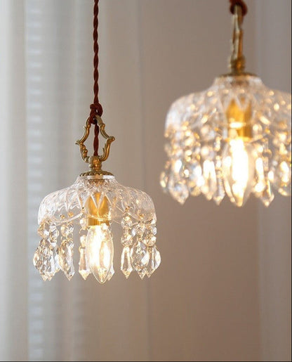 Luxury Crystal Drop Ceiling Light Fixture - Cofik